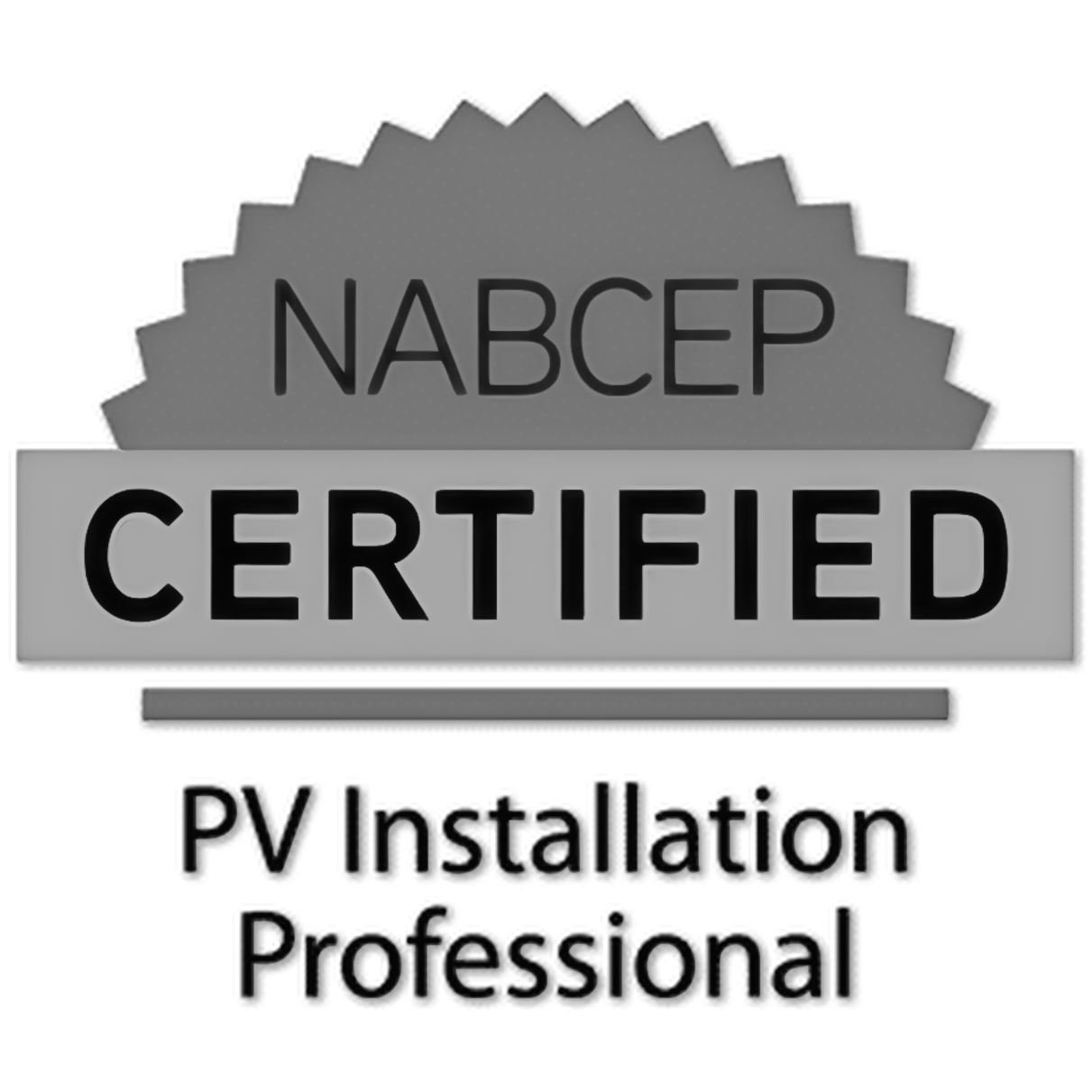 NABCEP Certification PVIP Greyscale